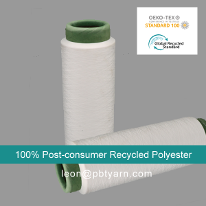 100% post-consumer recycled polyester filaments